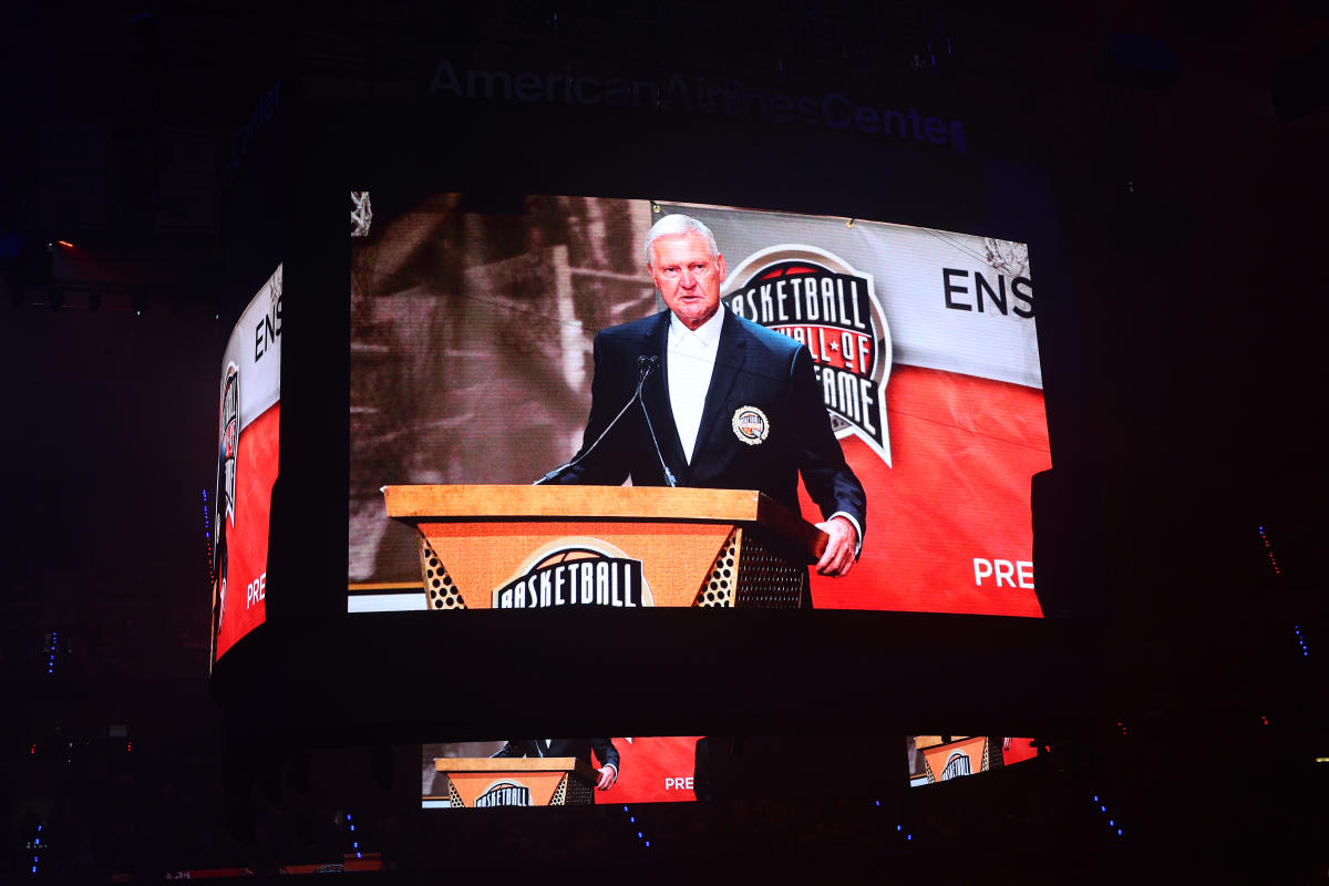 The Lakers honor NBA icon Jerry West this season with jersey patch No. 44