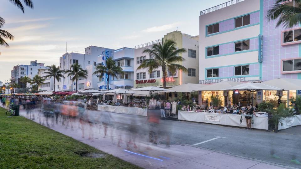 miami beach view of ocean drive