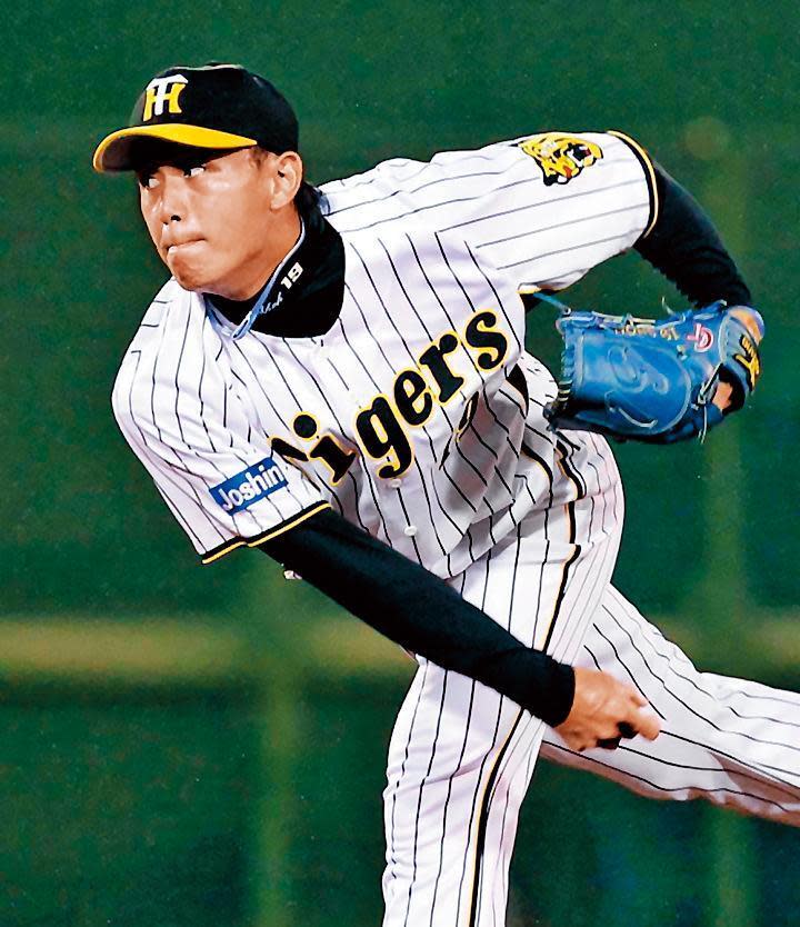 蕭一傑也曾是職棒球員，從高中就在日本發展，因此練出流利日語。（翻攝自阪神虎推特）