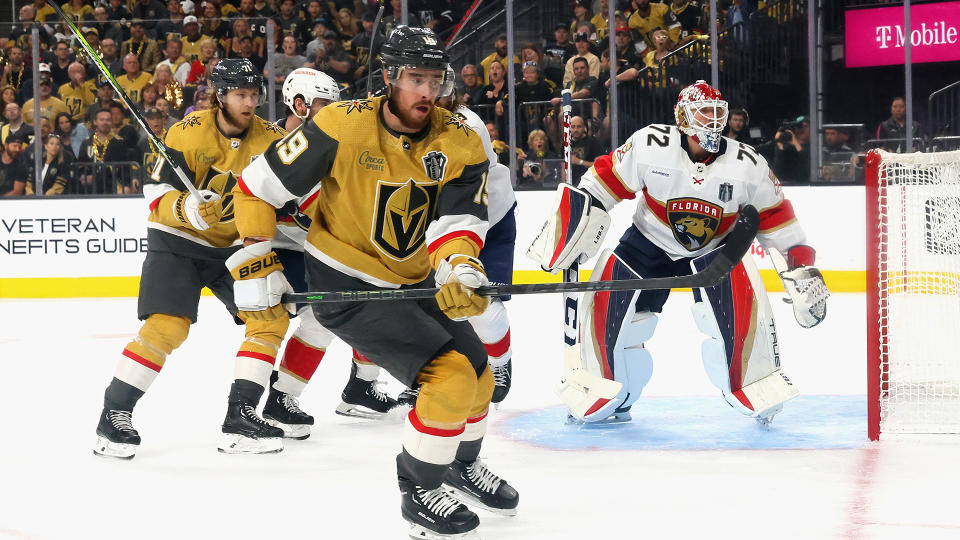 Czy Golden Knights pokonają Panthers w piątym meczu finału Pucharu Stanleya?  (Zdjęcie: Bruce Bennett/Getty Images)