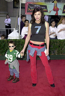 Krista Allen and her son Jake at the Hollywood premiere of Walt Disney's The Emperor's New Groove