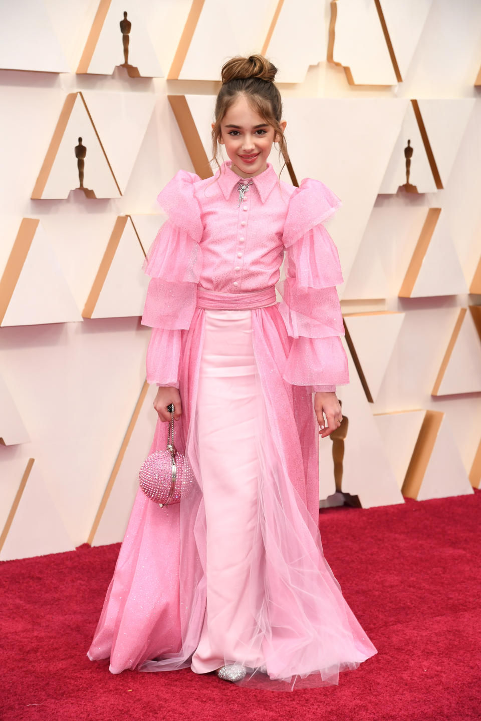 HOLLYWOOD, CALIFORNIA - FEBRUARY 09: Julia Butters attends the 92nd Annual Academy Awards at Hollywood and Highland on February 09, 2020 in Hollywood, California. (Photo by Jeff Kravitz/FilmMagic)