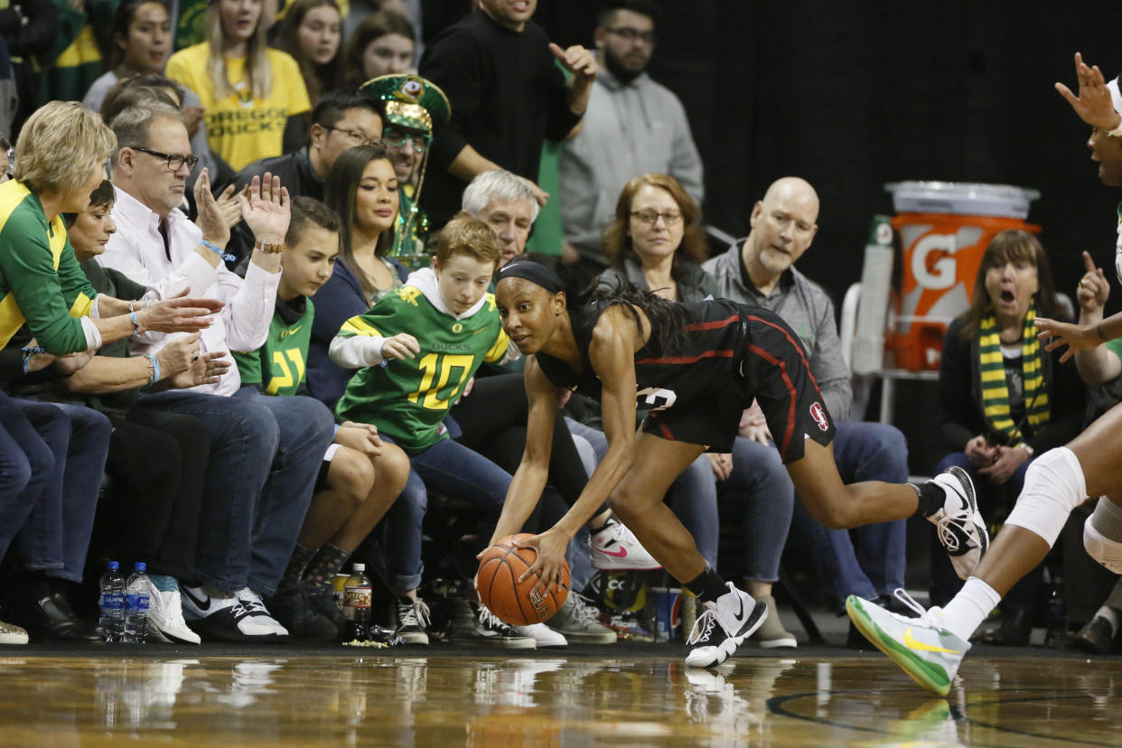 Kiana Williams and the Stanford Cardinal will get another ranked opponent in Oregon State this weekend. (Soobum Im-USA TODAY Sports)