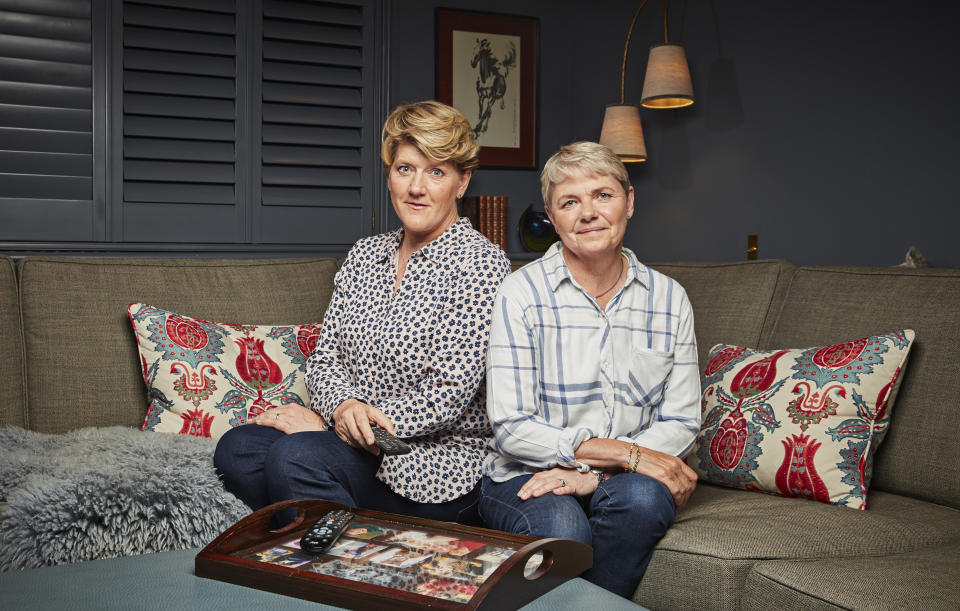 Clare Balding and Alice Arnold on Celebrity Gogglebox 2024