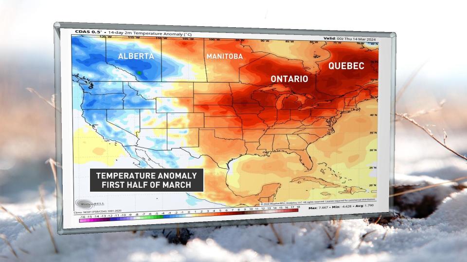 Baron - Temp anomoly first half of March