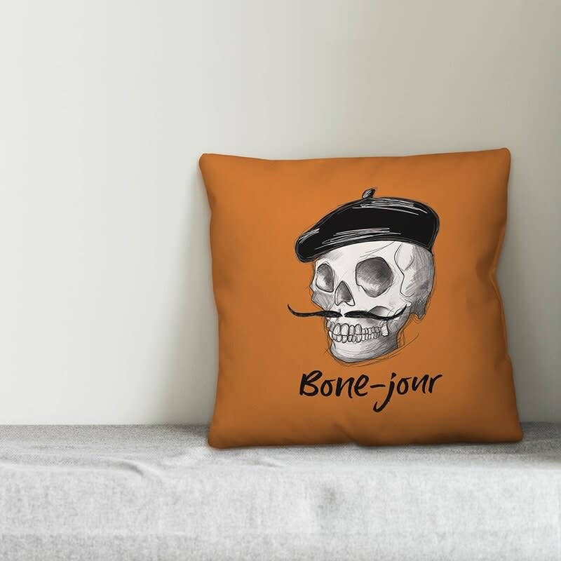 The throw pillow