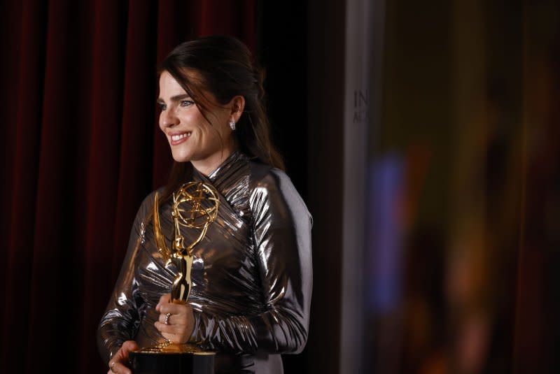 "Dive" actress Karla Souza attends the International Emmys on Monday. Photo by John Angelillo/UPI