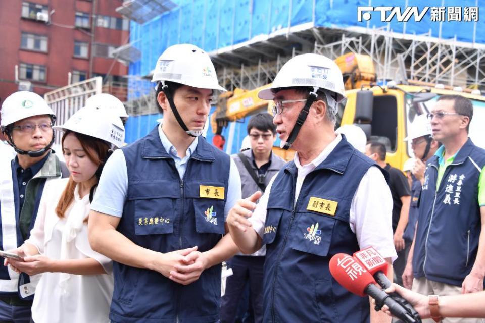 針對傾倒建物25戶規劃中長期的安置，蔣萬安指出市府正著手規劃備齊傢俱，會盡全力做到完備。（圖／蔣萬安臉書）