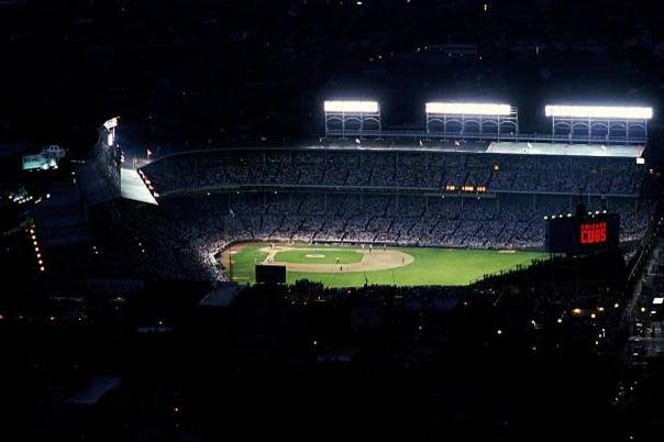 The Cubs played their first ever Friday home game on Sept. 8, 2017, but don’t count on that becoming the norm. (AP)