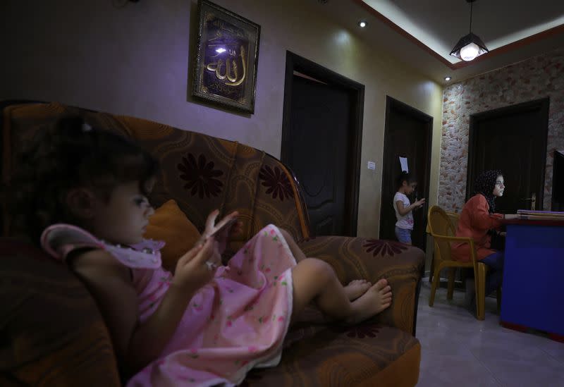 Home learning in Gaza hindered by blackouts and poverty