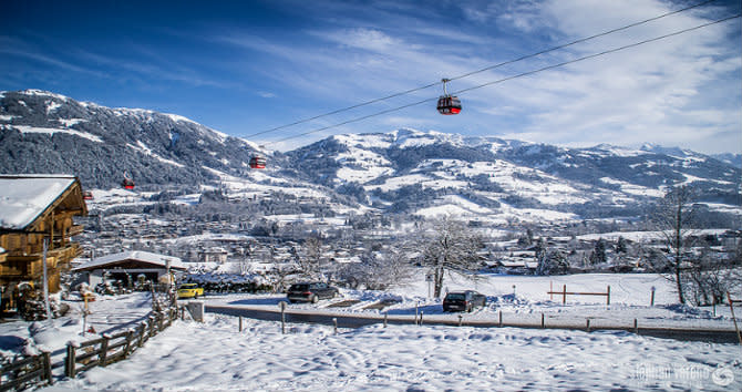Skiers are transported to the slopes of Kitzbühel, Photo Courtesy of Flickr: Stephan Vereno