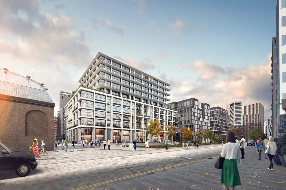 New offices: A CGI image of what Facebook's new King's Cross offices could look like