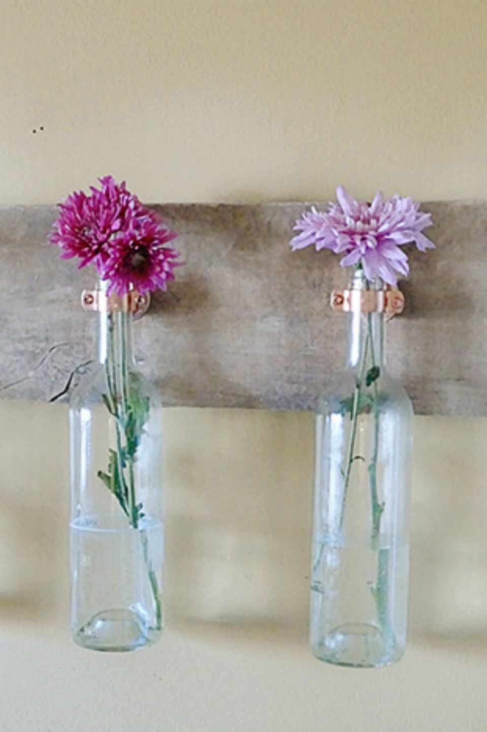 Reclaimed Wood and Vase Trio