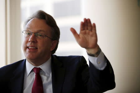 John Williams, president of the Federal Reserve Bank of San Francisco, speaks during an interview with Reuters in San Francisco, California December 18, 2015. REUTERS/Stephen Lam