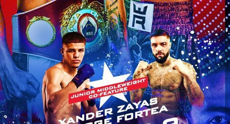 Uno de los mayores prospectos del boxeo mundial, el puertorriqueño Xander Zayas (izq.), peleará con el español Jorge Fortea este 9 de diciembre. 