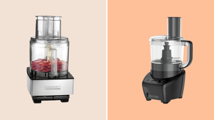 Food processors quickly prepare your fresh ingredients.