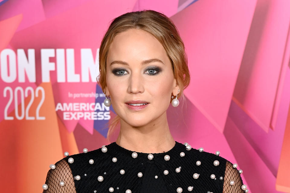  Jennifer Lawrence en la premiere europea de Causeway en el Festival de Cine de Londres (Foto: Dave J Hogan/Getty Images)