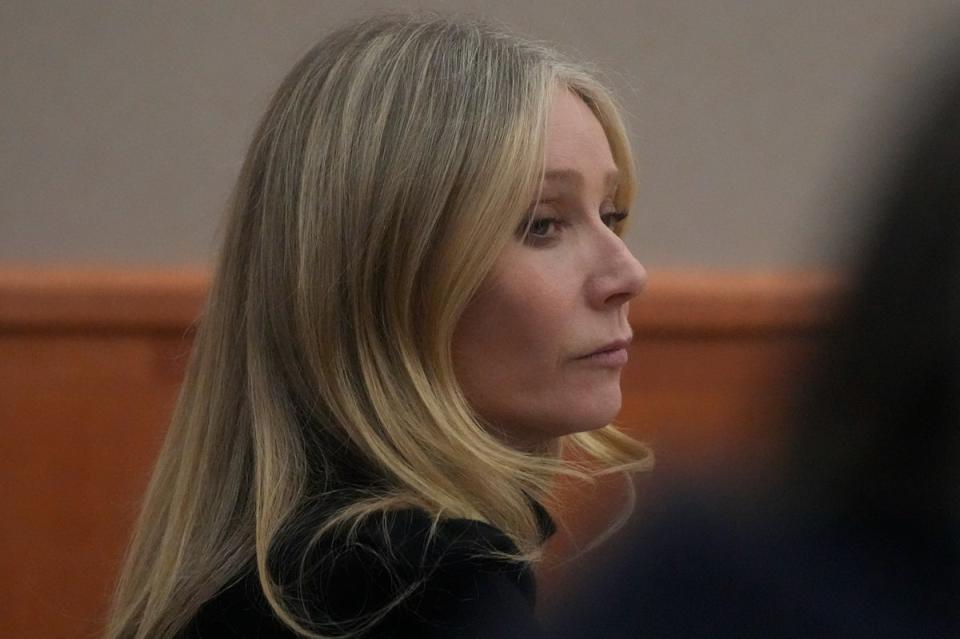 Gwyneth Paltrow pictured during the civil trial   (Getty Images)