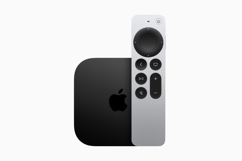 ▲Apple TV 4K雖機體縮小了一點，不過搭載以A15仿生晶片為核心，讓此裝置更加強大、能源效率也更高，CPU 性能與前一代相比最快可達 50%。（圖／Apple提供）