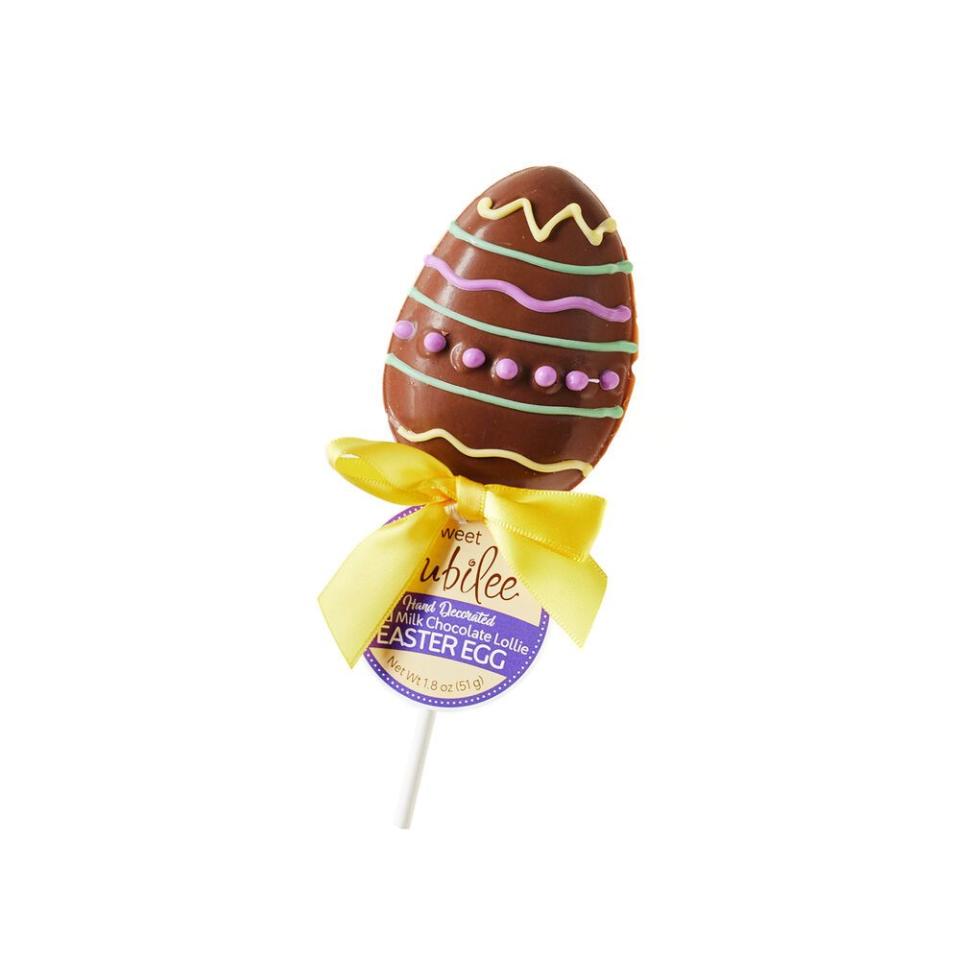 5) Chocolate Easter Egg Lollipop