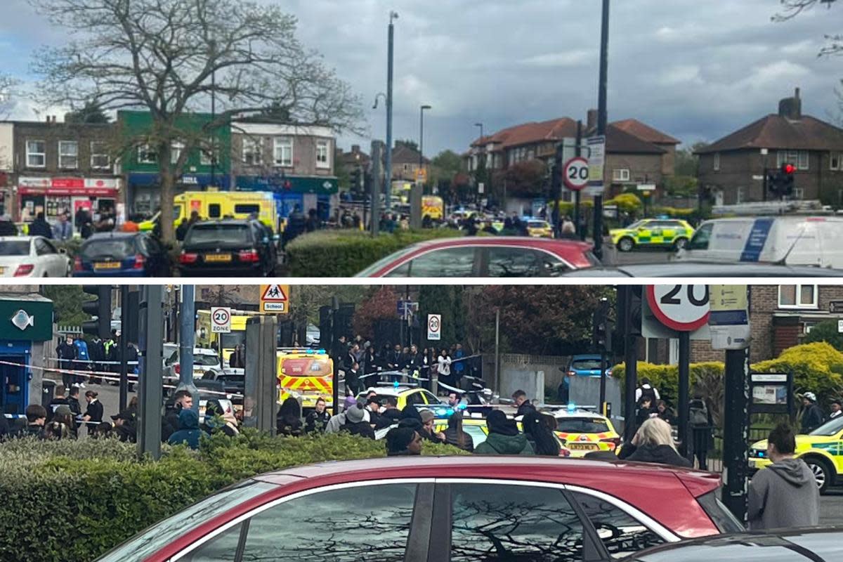 Pictures from scene of Bromley stabbing <i>(Image: Contributor)</i>