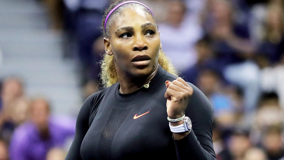 Serena Williams, pictured here in action at the US Open.