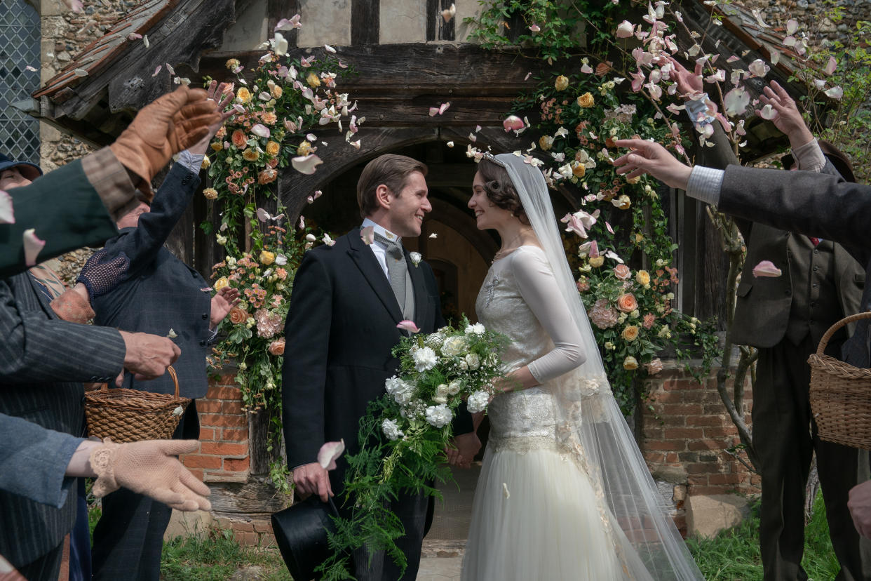 4178_D029_00486_RC
Allen Leech stars as Tom Branson and Tuppence Middleton as Lucy Smith in DOWNTON ABBEY: A New Era, a Focus Features release.  
Credit: Ben Blackall / Â© 2021 Focus Features, LLC
