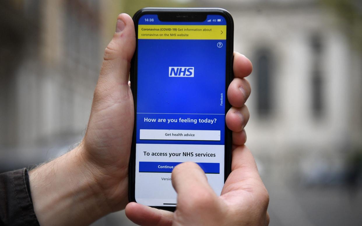 The NHS app will be used by holidaymakers in England to prove their coronavirus status to destination countries - Kirsty O'Connor/PA Wire