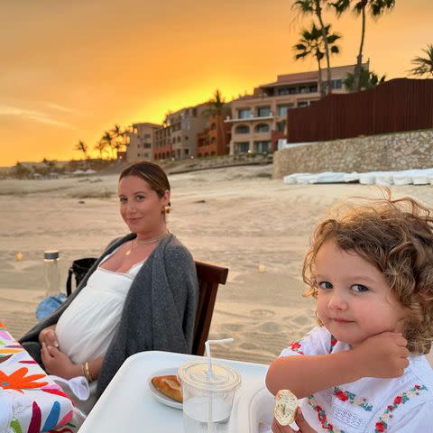 <p>Ashley Tisdale/Instagram</p> Ashley Tisdale and her daughter Jupiter Iris