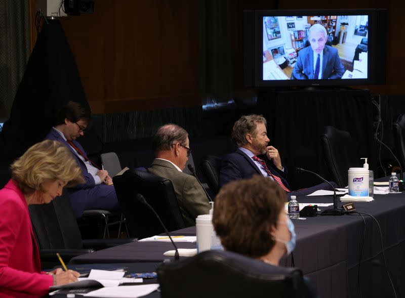 Senate Committee for Health, Education, Labor, and Pensions Hearing on the coronavirus disease (COVID-19) response, in Washington