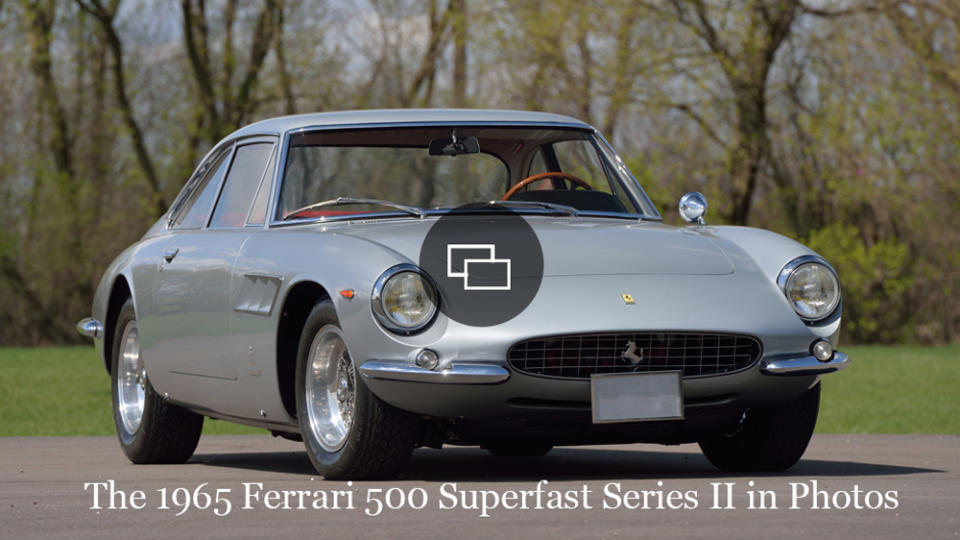 A 1965 Ferrari 500 Superfast Series II.