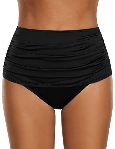 7) High Waisted Swim Bottom