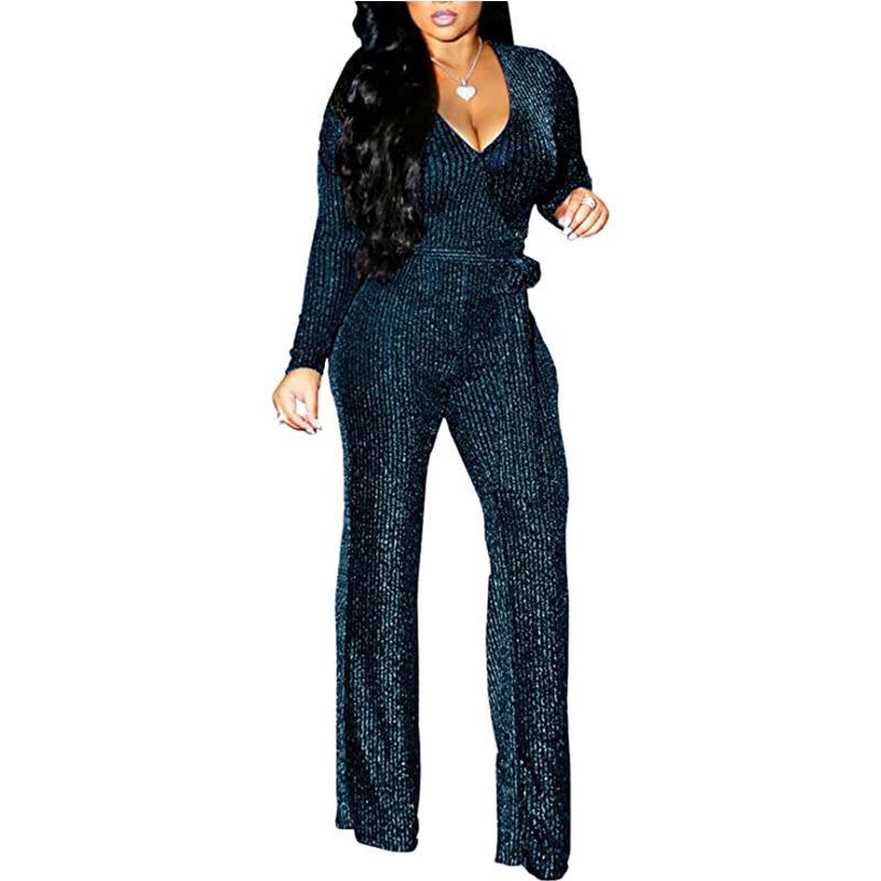 3) Sequin Jumpsuit