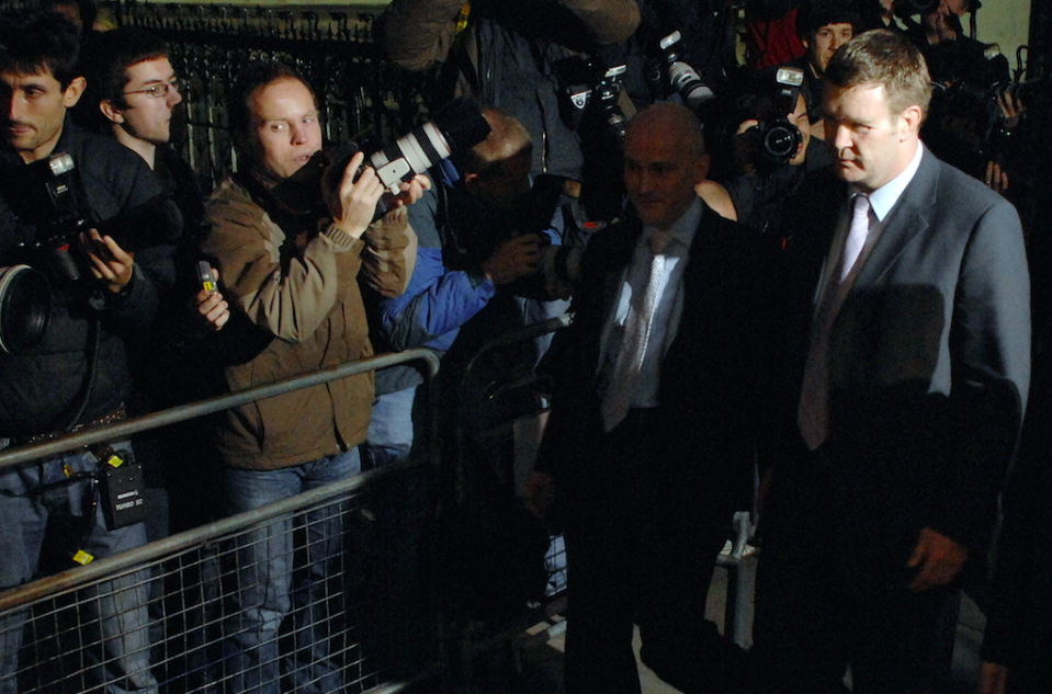 Mr Rees spoke at the inquest in 2008 into the deaths of Diana and Dodi Fayed (Picture: Rex)