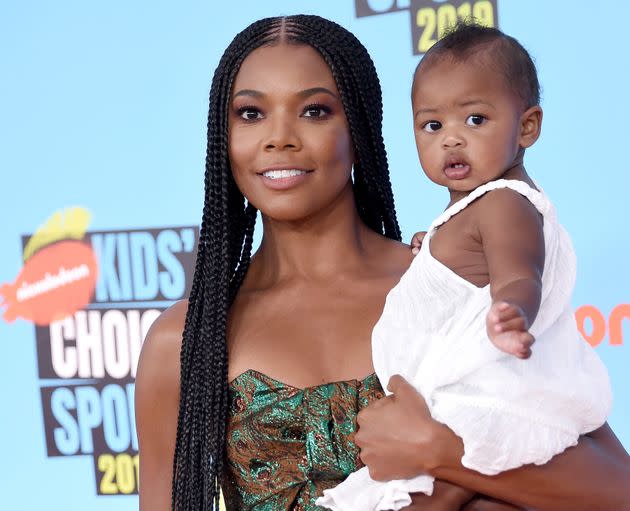 Gabrielle Union and Kaavia James at Nickelodeon's Kids' Choice Sports 2019 on July 11, 2019, in Santa Monica, California. (Photo: Gregg DeGuire via Getty Images)