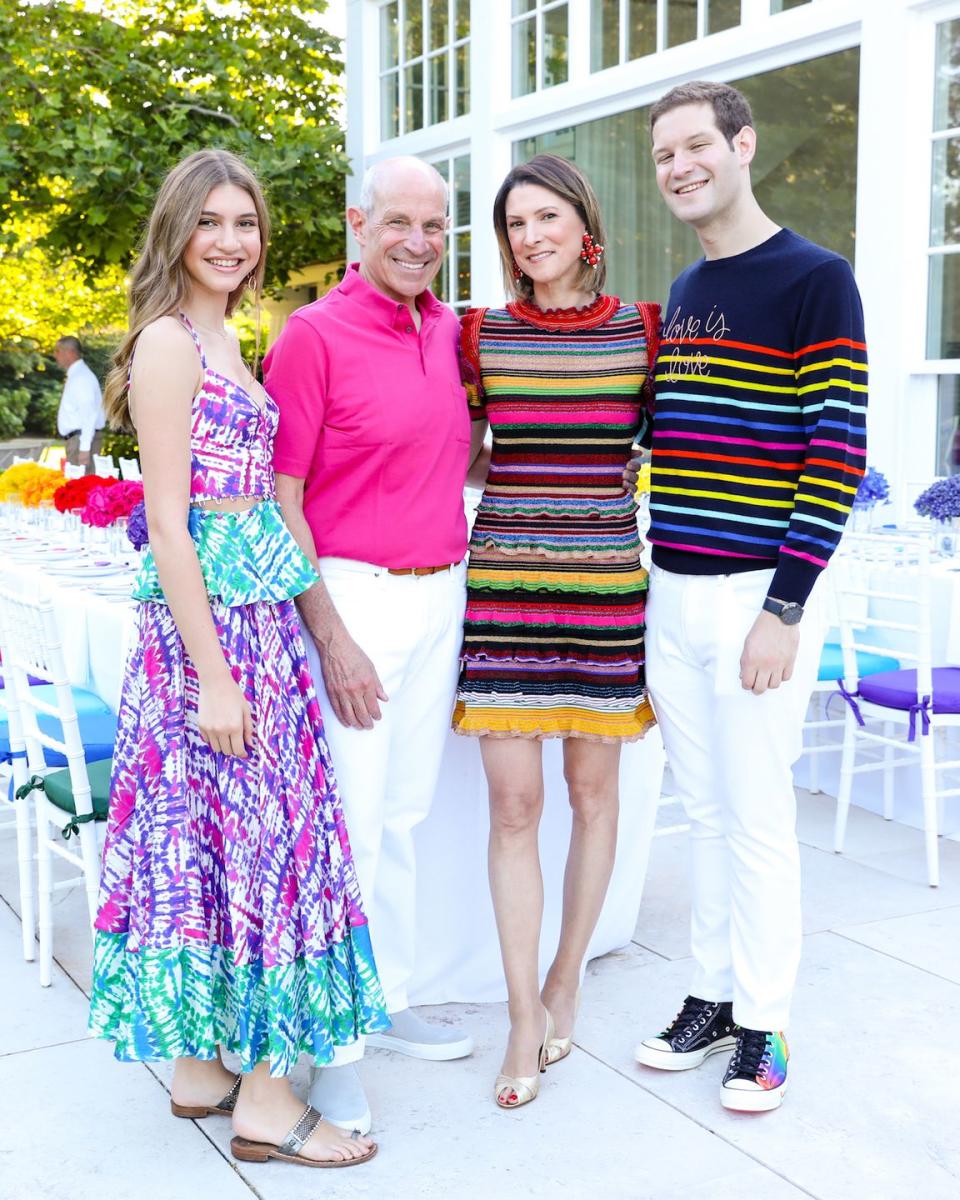 Mason Rudnick, Jonathan Tisch, Lizzie Tisch, and Henry Tisch