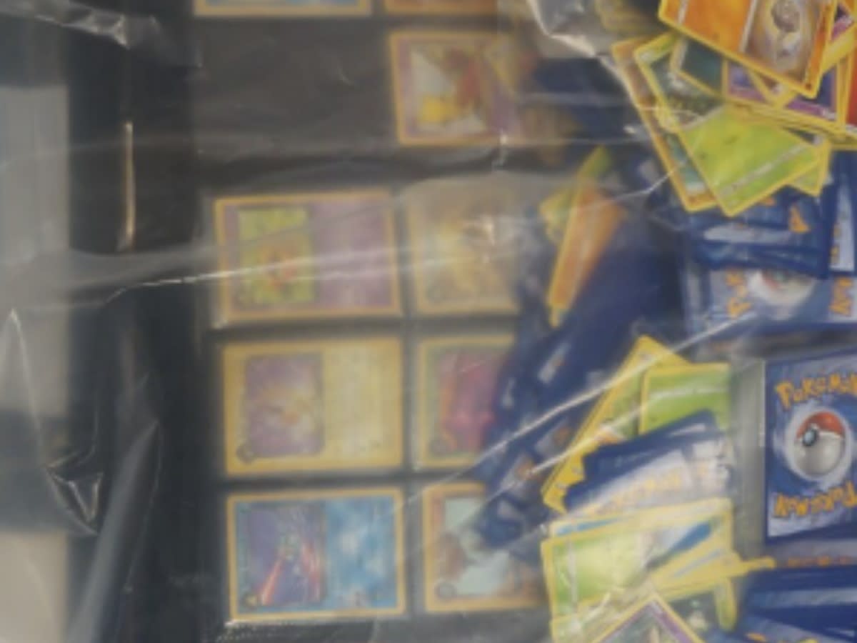 Police seized more than £10,000 worth of Pokemon cards. (Nottinghamshire Police) 