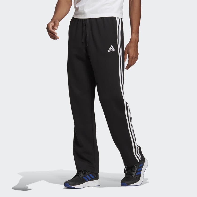 <p><a href="https://go.redirectingat.com?id=74968X1596630&url=https%3A%2F%2Fwww.adidas.com%2Fus%2Fessentials-fleece-open-hem-3-stripes-pants%2FGK9267.html&sref=https%3A%2F%2F" rel="nofollow noopener" target="_blank" data-ylk="slk:Shop Now;elm:context_link;itc:0;sec:content-canvas" class="link rapid-noclick-resp">Shop Now</a></p><p>Essentials Fleece Open Hem 3-Stripes Pants</p><p>adidas.com</p><p>$40.00</p>