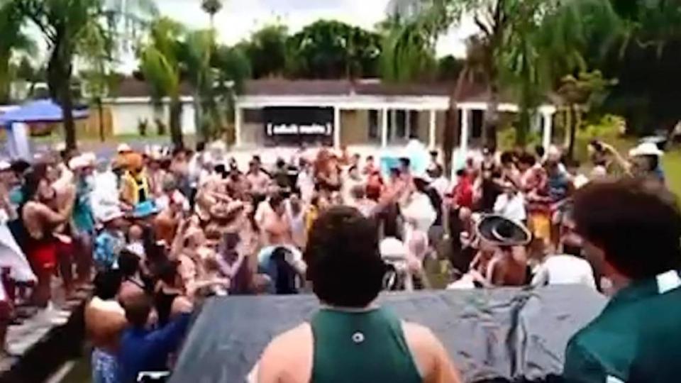 A video obtained by the UM Hurricane, the student newspaper, shows fraternity brothers from Sigma Phi Epsilon chanting about having sex with a dead woman at a pool party they hosted. The UM chapter of the fraternity was shuttered late Friday afternoon.