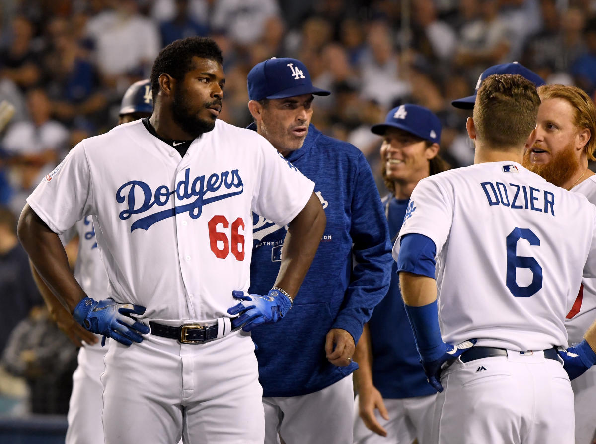 Yasiel Puig, Nick Hundley spark bench-clearing brawl in Los