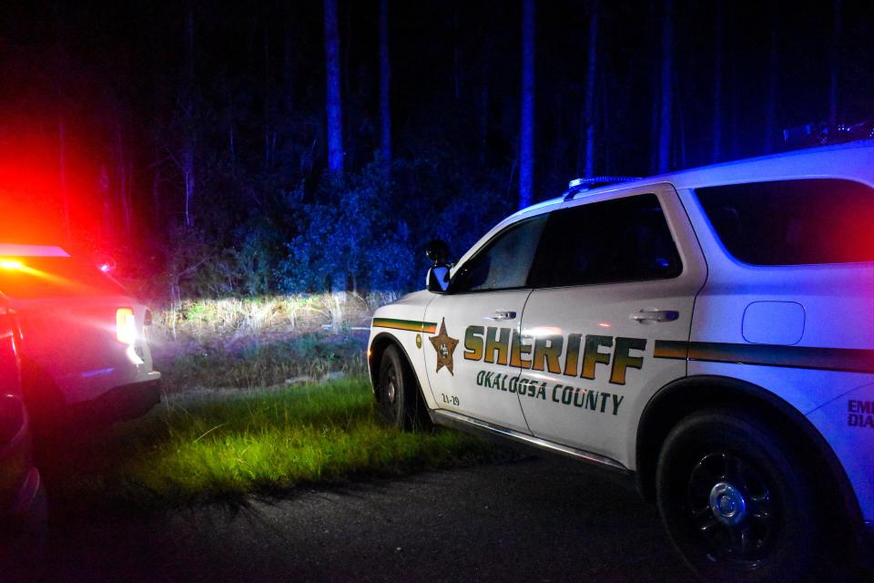The Okaloosa County Sheriff's Office assisted in a multi-county pursuit Saturday morning in which an armed robbery suspect reportedly opened fire on law enforcement. The suspect was injured after deputies returned fire.
