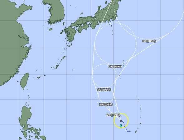 （圖／翻攝日本氣象廳）