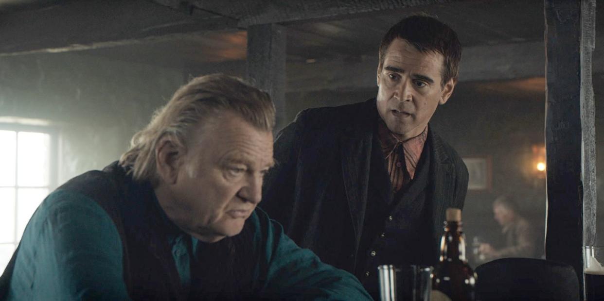 brendan gleeson and colin farrell in the banshees of inisherin