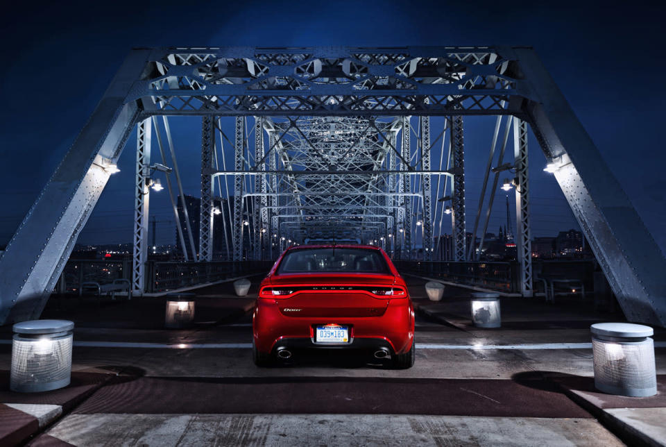 This is the 2013 Dodge Dart, the Alfa Romeo-based small car that's Chrysler's best chance to win compact car shoppers since the Neon was first introduced. It's a sharp looking entry -- even if it has a few too many options.