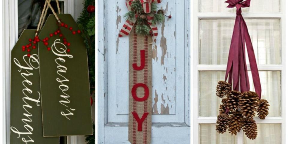 8 Cheerful Christmas Door Decorations That Aren't Wreaths