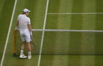 Britain Tennis - Wimbledon - All England Lawn Tennis & Croquet Club, Wimbledon, England - 30/6/16 Great Britain's Andy Murray during his match against Chinese Taipei's Yen-Hsun Lu REUTERS/Toby Melville