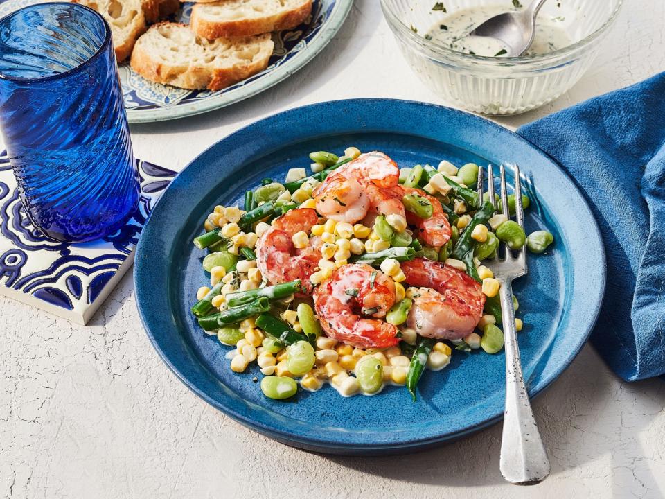 Shrimp-and-Corn Succotash