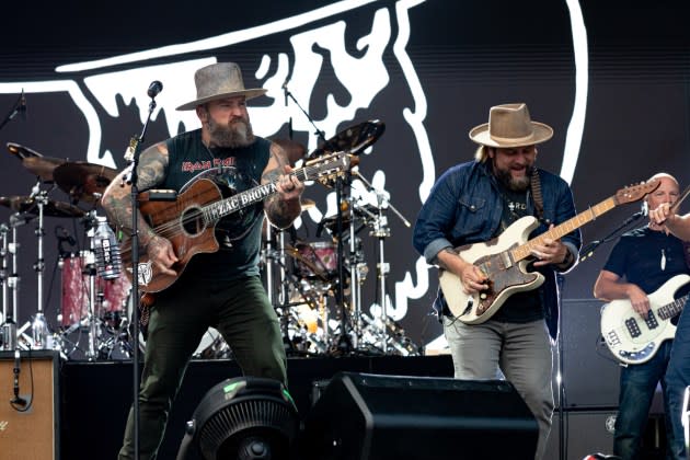 Zac-Brown-Band-Robbie-Robertson - Credit: Natasha Moustache/WireImage