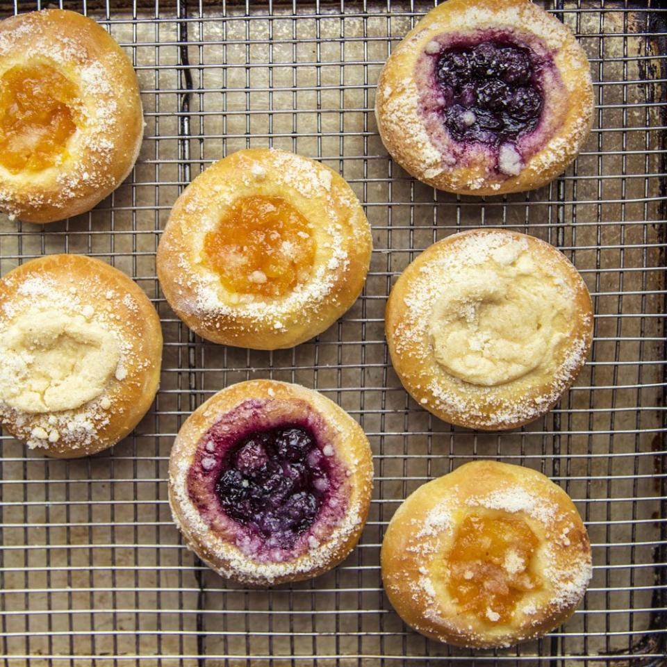 Kolache with Blueberry Filling