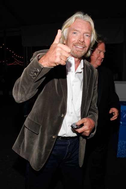 Sir Richard Branson had a difficult time in school because of his dyslexia. He left school when he was only 16.